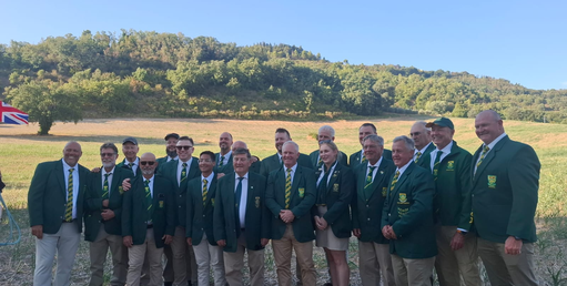 South African team members together at TAV San Martino