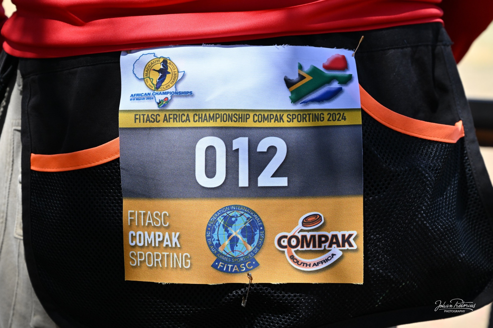 Compak Sporting shooters on the stands at a South African range